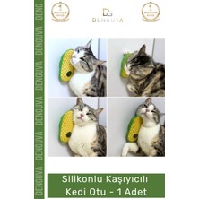 #kedikaşıyacağı Yumuşak Tüy Toplama Duvar Köşe Masaj Aparatı Pratik Etkili Silikon Kaşıyıcılı Kedi Otu