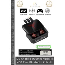 #kulaklık Powerbanklı Suya Dayanıklı Hd Ses Oyuncu Gürültü Engelleyici M88 Plus Kablosuz Kulaklık