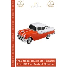 #hoparlör Ultratekno WS598BT Pontiac 1955 Bluetooth Hoparlör Tws Bass Fm Radyo USB Aux Destekli Speaker
