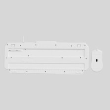 Gamebooster KM-11W Knight Kablosuz Multimedyalı Klavye-Mouse Set Beyaz (Tek USB Alıcı ile Çift Cihaz Bağlantısı)