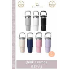 #termos Paslanmaz Vakumlu Sızdırmaz Mat Isı Yalıtımlı Dayanıklı Şık Ergonomik Çelik Termos