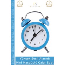 #çalarsaat Sessiz Akar Saniye Masaüstü Komodin Ofis Mutfak Salon Hediye Analog Dekoratif Çalar Saat