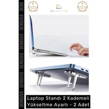 #tabletstandı Ergonomik Laptop Standı Bilgisayar Tutucu Yükseltici Portatif Yükseltme Ayarlı - 2- Adet