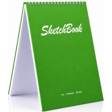 Pagos Yayınları Wise Owl Premium A4 SketchBook Sert Kapak Eskiz Defteri | 200 gr Kağıt | 30 Yaprak (60 Sayfa) | Karakalem & Teknik Çizim İçin