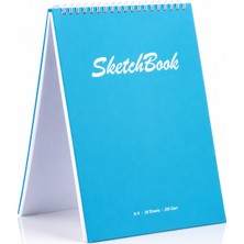 Pagos Yayınları Wise Owl Premium A4 SketchBook Sert Kapak Eskiz Defteri | 200 gr Kağıt | 30 Yaprak (60 Sayfa) | Karakalem & Teknik Çizim İçin