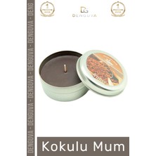 #mum Dekoratif Hediyelik Şık Modern Tasarım Metal Kutu Kokulu Mum Oda Kokusu 120G Teneke Kutu