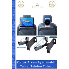 #telefontutucu Araç Arka Koltuk Başlık Uyumlu 360 Derece Döner Başlıklı Ayarlanabilir Tablet Telefon Tututcu