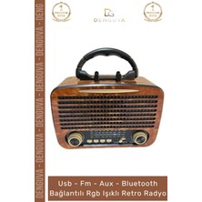 #radyo Everton RT552 Bluetooth Nostalji Retro USB Güçlü Şarjlı Radyo Mp3 Player Müzik Kutusu