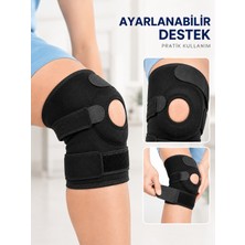 Karahanbey Ligamentli Diz Desteği Kısa Dizlik Ayarlanabilir Cırtlı Patella Tasarım -