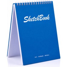 Pagos Yayınları Wise Owl Premium A5 SketchBook Sert Kapak Eskiz Defteri | 200 gr Kağıt | 30 Yaprak (60 Sayfa) | Karakalem & Teknik Çizim İçin