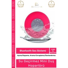 #hoparlör Bluetooth Su Geçirmez Vantuzlu Dahili Mikrofonlu Kablosuz Şarjlı Duş Kamp Sahil Hoparlör