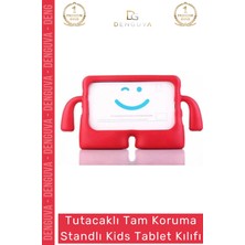 #tablettutucu Apple iPad 7 8 9 Nesil 10 2 Inç Yumuşak Dokulu Tutacaklı Darbe Tam Koruma Standlı Kids