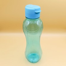 Tuffex Şeffaf Matara Kapaklı 750 ml - Spor, Okul, Günlük Kullanım ve Seyahat Için