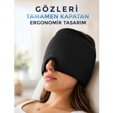 Marsilyan Soğuk & Sıcak Kompres Özellikli Jel Başlık Ergonomik Rahatlama Maskesi