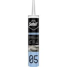 Tuğra Çelik Selsil 2431 Şeffaf Mutfak ve Banyo Silikon 280ML