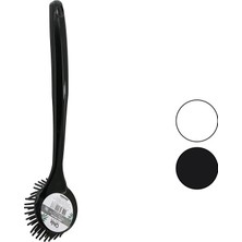 Tuğra Çelik Qlux BSF-00977 Silikon Labo Fırçası - 26.5 cm Plastik Saplı