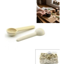 Tuğra Çelik Ibico İ22-402 Ahşap Bambu Kürek Baharat Kaşığı 2.8 cm
