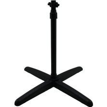Tuğra Çelik KRT-1056 Demir Metal Soba Ayak Kısa 100 cm - Ufo Isıtıcı Uyumlu 4 Plastik Ayak Kollu