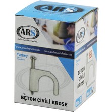 Tuğra Çelik Ars KOD-347951 No-4 Beton Çivili Kroşe 2x4 Antigron (100 Adet)