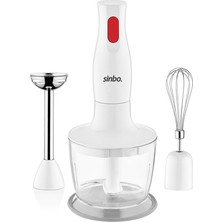 Tuğra Çelik Sinbo SHB-3182 Blender Seti (Doğrayıcı & Mikser & Blender) 600ML Hazne 350W