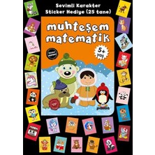 Stickerlı 5+ Yaş Muhteşem Matematik