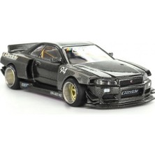 Nacario Mey Ithalat® 1/64 Model Araç Kaidohouse  Skyline Gt-R (R34) Kaido Works Greddy V2