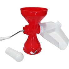Uravas Store Plastik Süzgeçli - Hazneli Salça Makinesi  Metal Kollu Ev Yapımı Firesiz Pratik Kullanım BRKT-312007 BX40