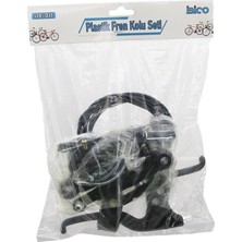 Uravas Store Plastik Bisiklet Fren Takımı Set 2pcs Fren Kolu - 1pcs Fren Teli  - 4pcs Fren Mekanizma - Pabuç BX40