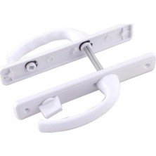Uravas Store Poşetli Banyo-Wc - Kilitli Beyaz Pvc Kapı Kolu BX40