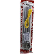 Uravas Store Çamaşırlık Kare Kombine Ayarlı Alüminyum Çamaşır Askısı 60X25-80X30 Model Uyumlu BX40