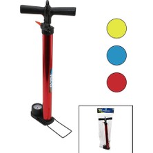Uravas Store Saatli Iran El Pompası Metal Gövde Plastik Kol - Altlık 55 cm Top - Bisiklet - Motor BX40
