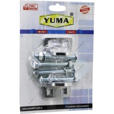 Uravas Store Yuma YM-730-1 Kapı Emniyet Rezesi  Asma Kilit Takılabilir Menteşe BX40