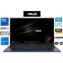 Asus vivobook 15 X1504VA Intel Core 5 120U 16GB Ddr5 1tb SSD Windows 11 Home 15.6" Fhd Taşınabilir Bilgisayar Prestij