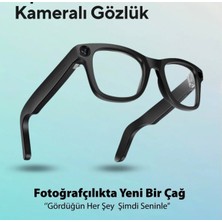Azurtech Akıllı Gözlük – Yapay Zeka Gözlük (Aı), Kamera, Bluetooth, Müzik