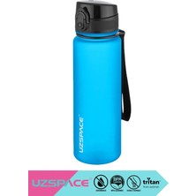 Uzspace 500ML-650ML-800ML-1000ML Yenilenen Renkler Soft-Touch Serisi Askılı Akıtmaz Tritan Su Matarası