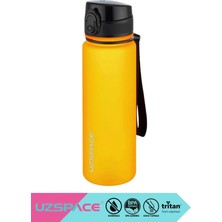 Uzspace 500ML-650ML-800ML-1000ML Yenilenen Renkler Soft-Touch Serisi Askılı Akıtmaz Tritan Su Matarası