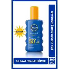 Nacario Nıvea PSF50, Suya Dayanıklı, Uva/uvb Korumalı Güneş Koruyucu Sprey 200ML, S.güzellik