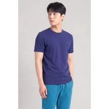 Piero Perla Nakış Detaylı Regular Fit Erkek Bisiklet Yaka T-Shirt