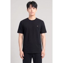 Piero Perla Nakış Detaylı Regular Fit Erkek Bisiklet Yaka T-Shirt