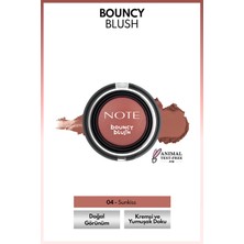 Note Bouncy Blush Yumuşak Kremsi Allık - 04 Sunkiss