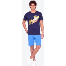 Piero Perla Perla Sport Detaylı Regular Fit Erkek Şort Bermuda