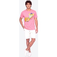 Piero Perla Perla Sport Detaylı Regular Fit Erkek Şort Bermuda