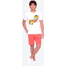 Piero Perla Perla Sport Detaylı Regular Fit Erkek Şort Bermuda