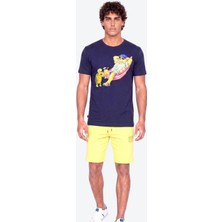 Piero Perla Perla Sport Detaylı Regular Fit Erkek Şort Bermuda