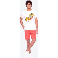 Piero Perla Perla Sport Detaylı Regular Fit Erkek Şort Bermuda