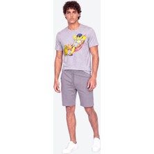 Piero Perla Perla Sport Detaylı Regular Fit Erkek Şort Bermuda