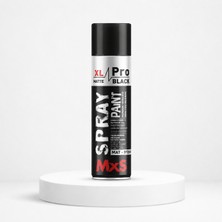 MxS XL Pro Mat Siyah Akrilik Sprey Boya 500 ml - RAL 9005