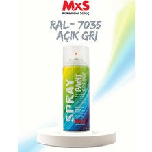MxS RAL 7035 Açık Gri Akrilik Sprey Boya 400 ML