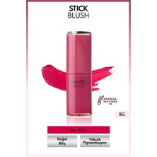 Note Cosmetics NOTE Stick Blush 40 Ruby Renkli Nemlendirici Yumuşak Stick Allık Doğal Bitiş ve Yüksek Pigmentasyon