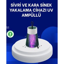 S'82 2’si 1 Arada LED Işıklı Elektrikli Böcek Öldürücü